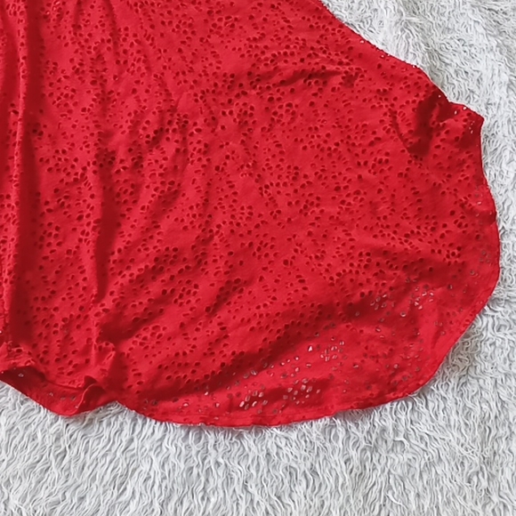 Red flutter dress size M - Picture 3 of 7